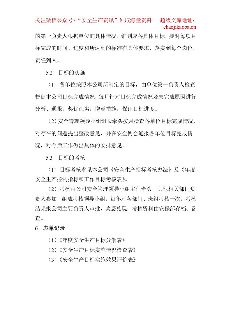 【汇编】安全生产标准化模板全套资料.doc 第6页