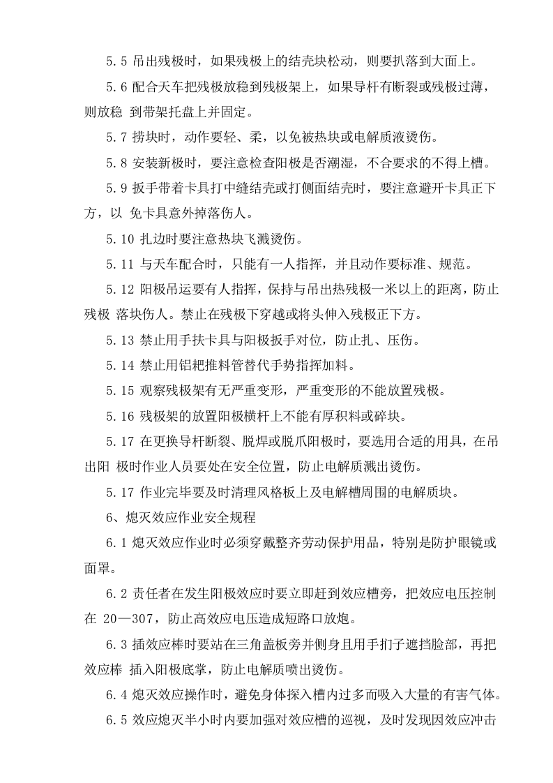 电解车间安全操作规程.doc 第5页