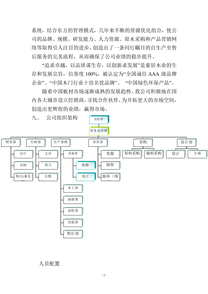 76-公司管理制度（适用于家具公司）.doc 第3页