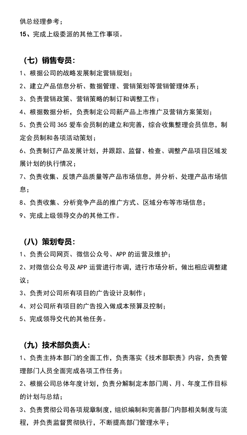 208公司人员组织架构及岗位制度.docx 第5页