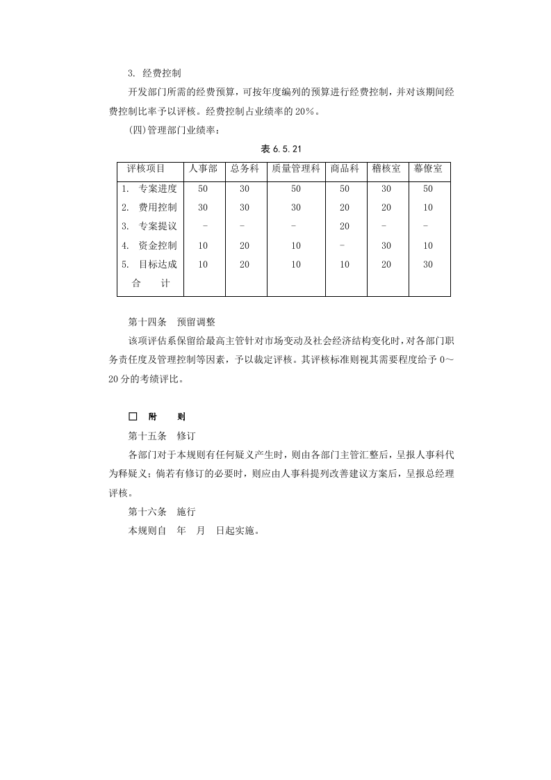 家电制造业绩效奖金管理制度.DOC 第5页