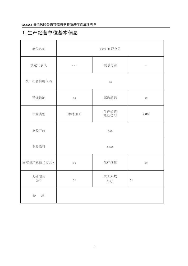 安全生产风险分级管控清单(264页全套)木材加工.docx 第3页