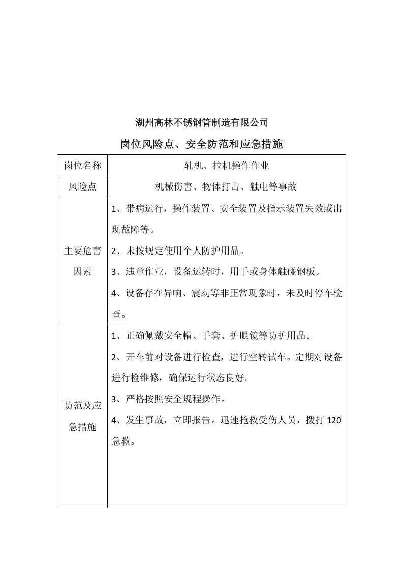 【23】钢管企业安全生产岗位风险辨识表.docx 第4页