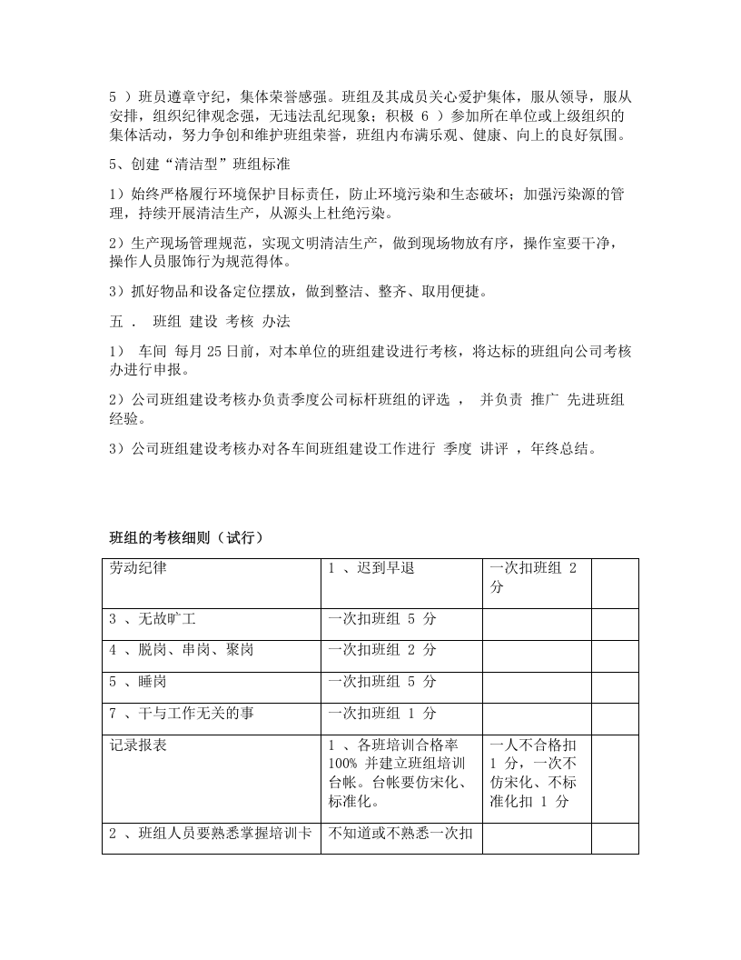 【13】最新企业班组建设实施方案模板（10页）.docx 第5页