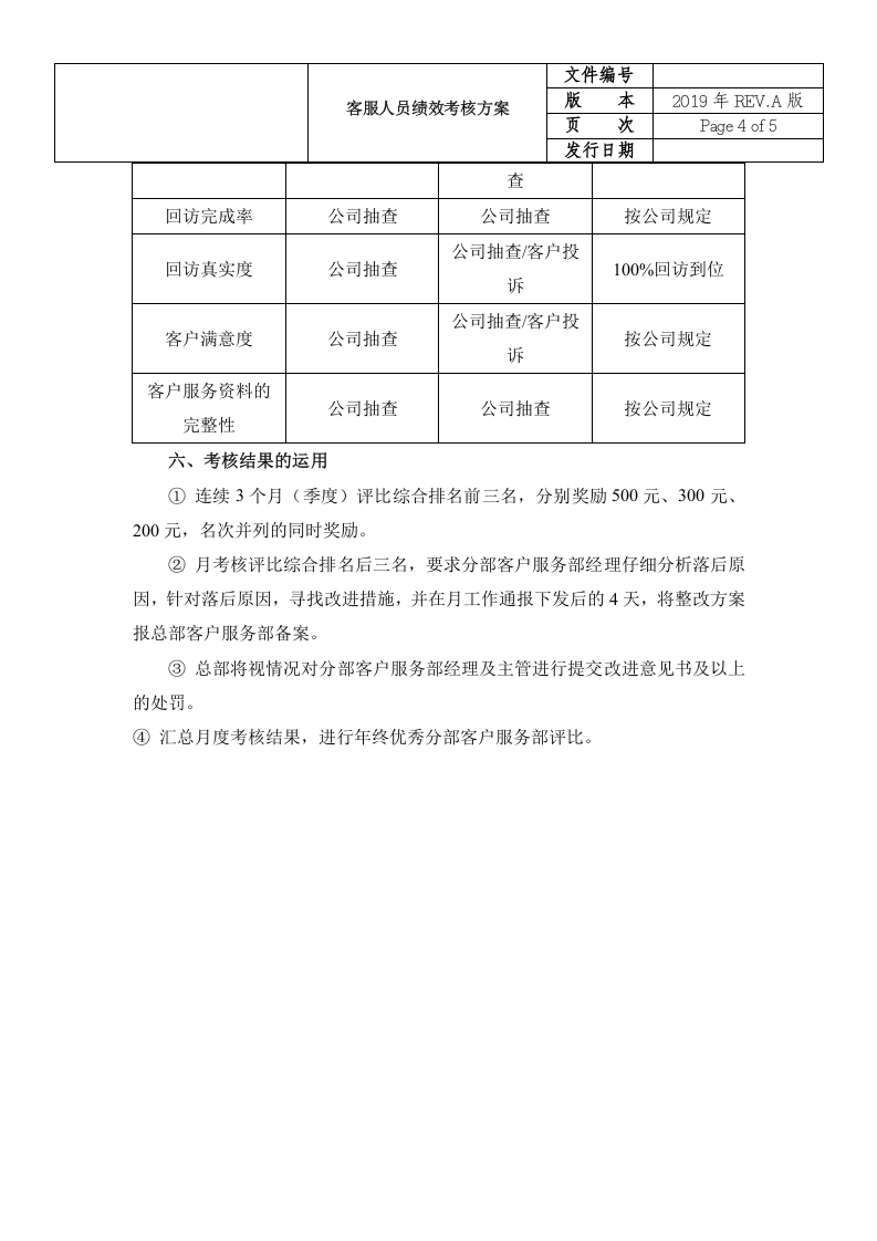 客服人员绩效考核方案.doc.docx 第5页