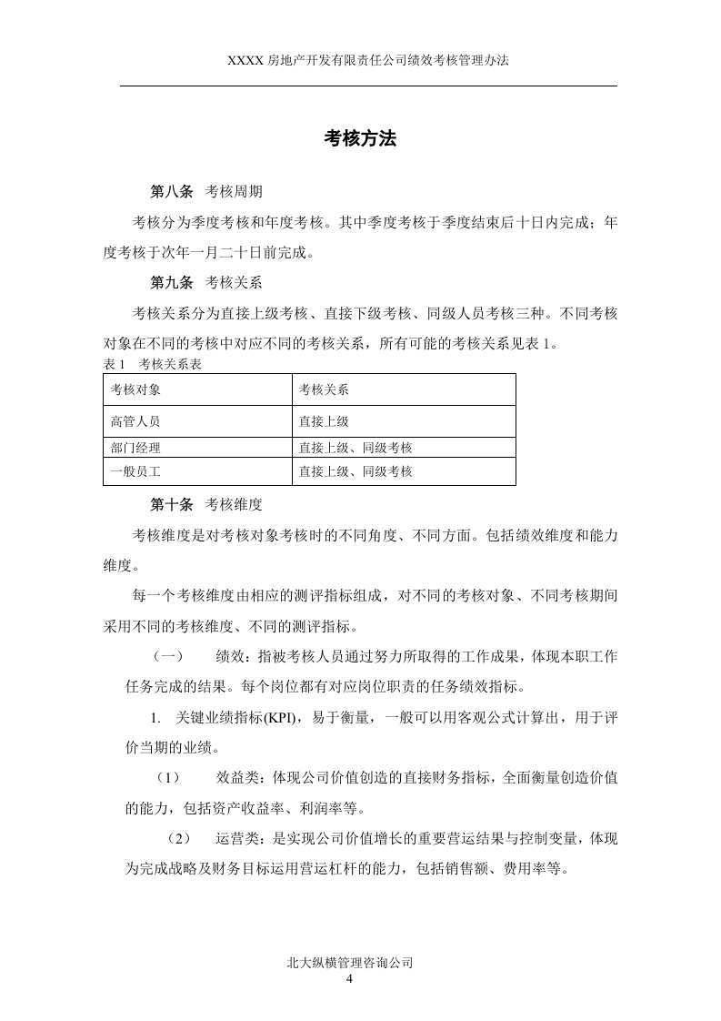 XXXX房地产开发公司绩效考核管理办法.doc 第5页