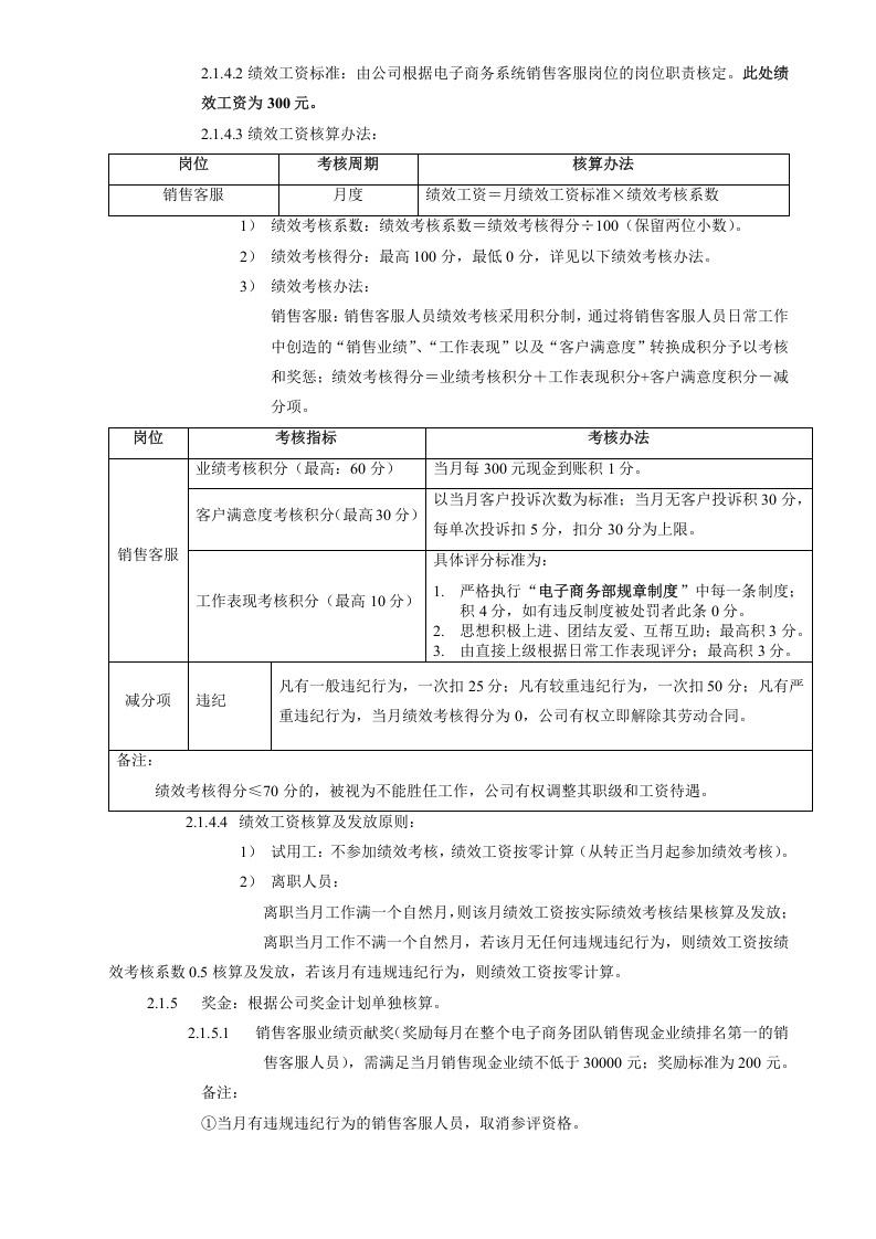 电子商务部绩效考核与薪酬制度.doc 第2页