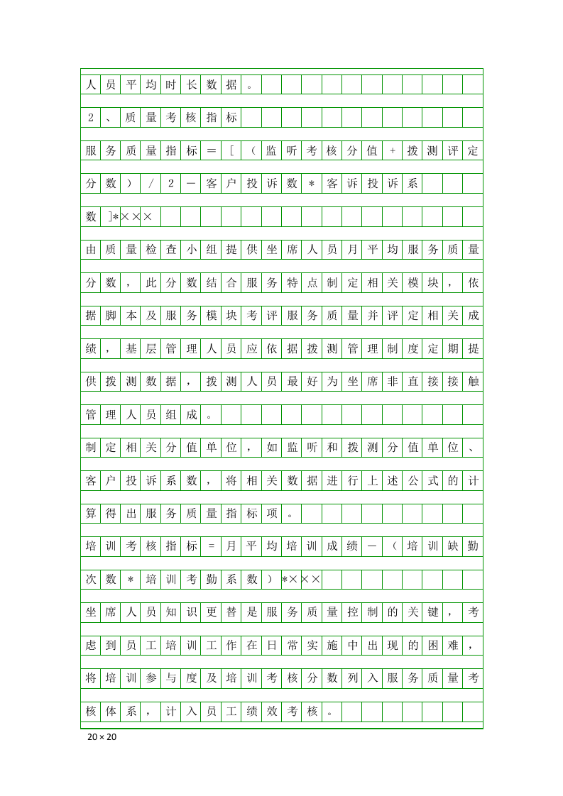 呼叫中心员工绩效考核评分制度.docx 第2页