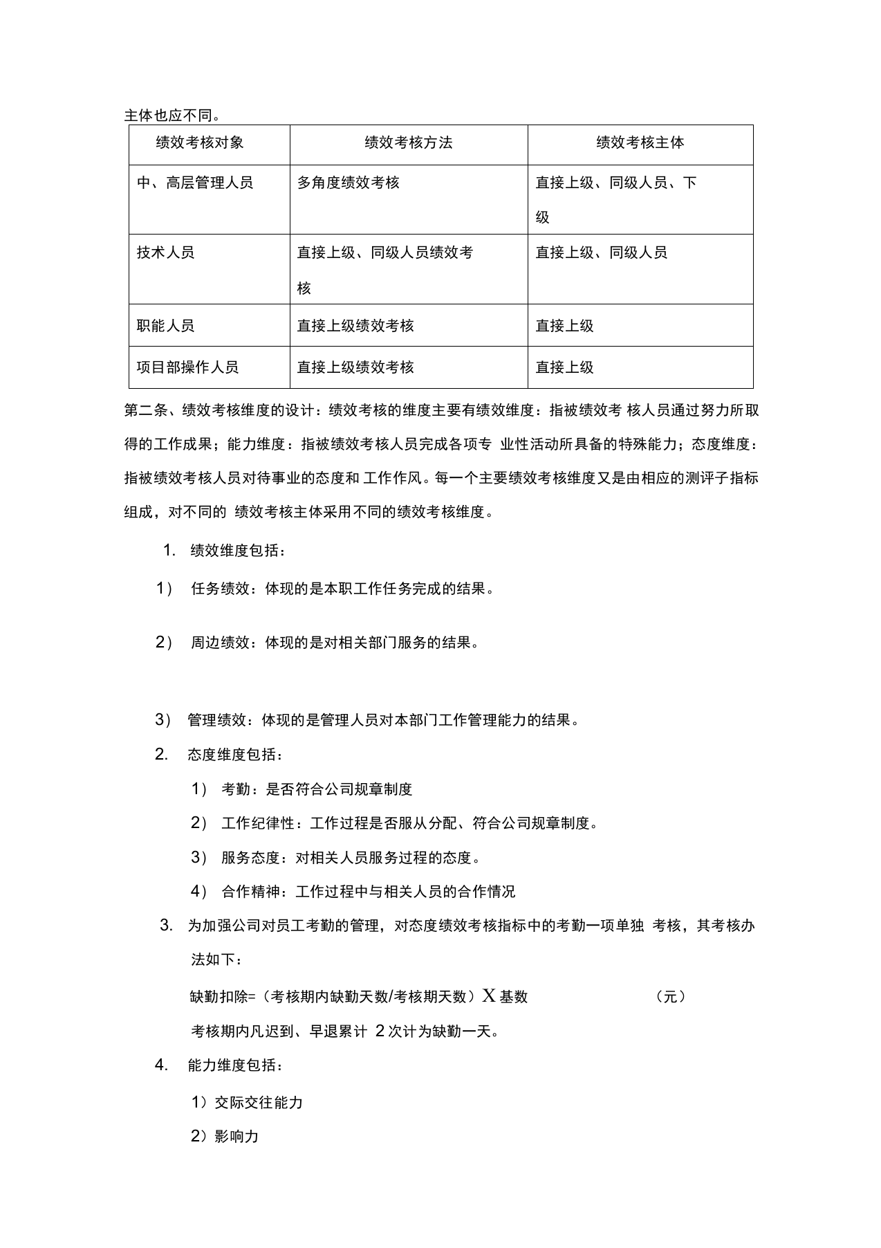 建筑工程公司绩效考核制度.docx 第5页