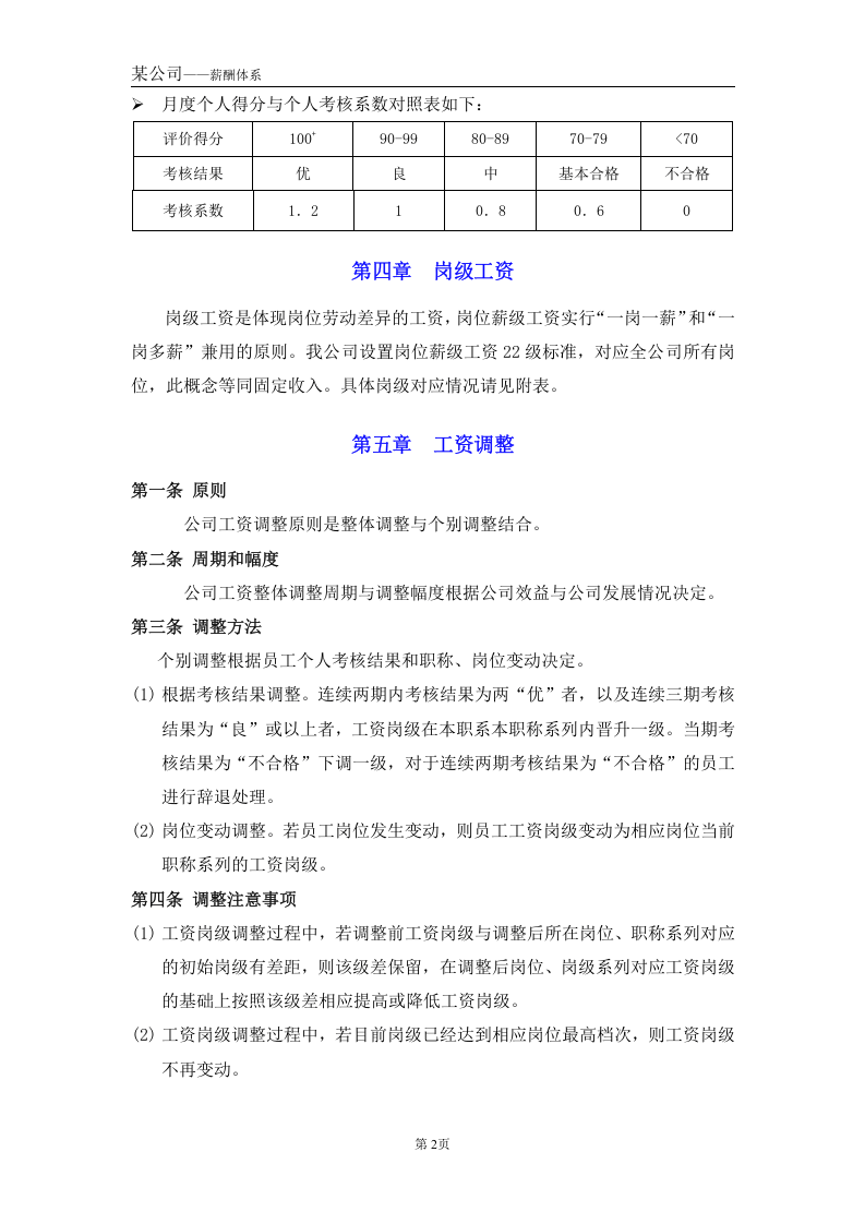 某电子商务公司薪酬管理制度管理.doc 第4页