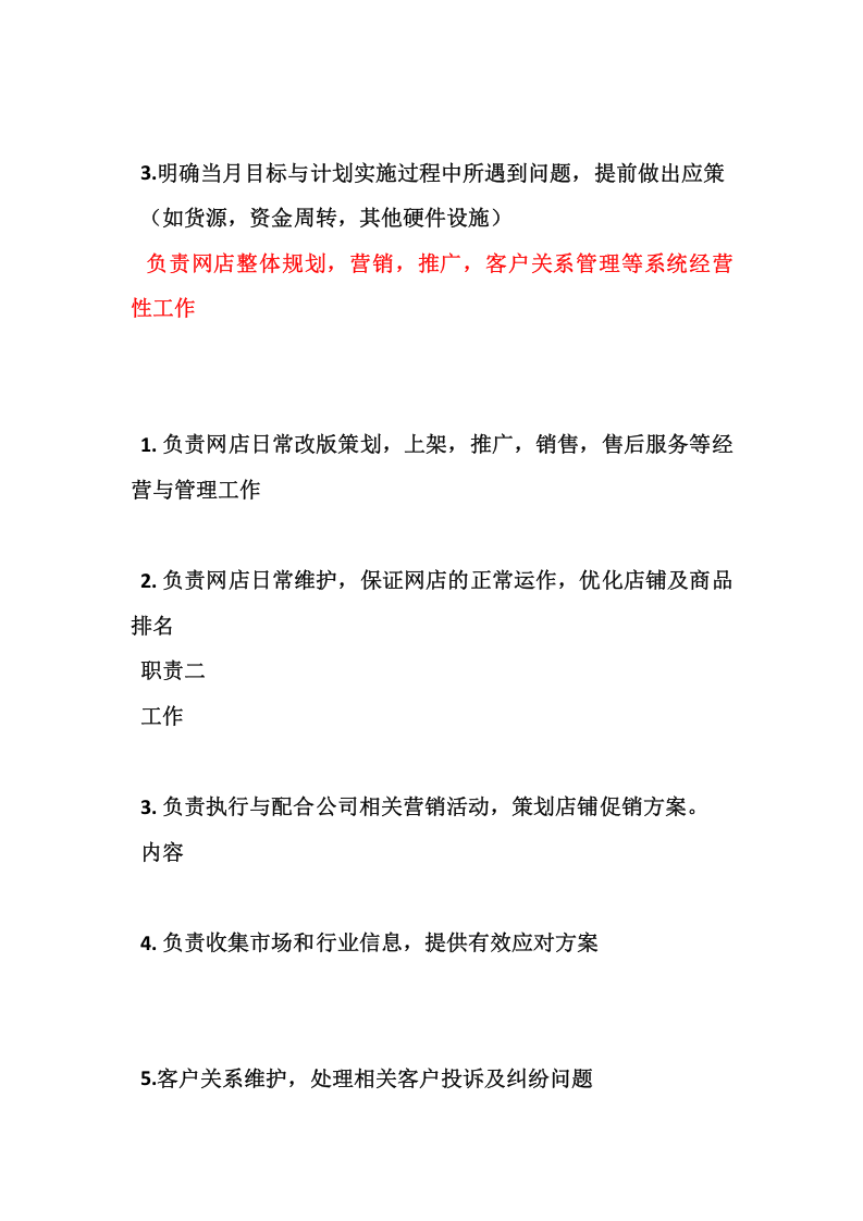 天猫各岗位职责及绩效考核指标.doc 第2页