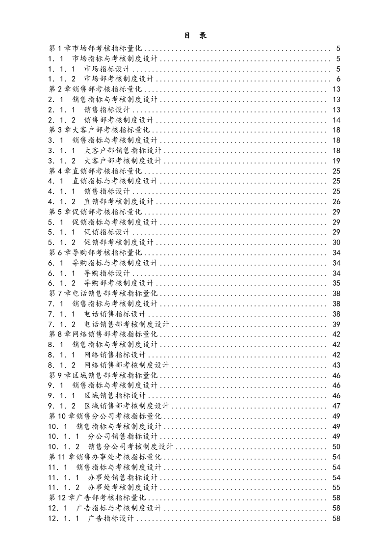 销售人员绩效量化考核制度表格大全.docx 第2页