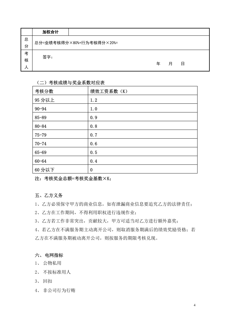 目标责任书-客服总监.doc 第4页