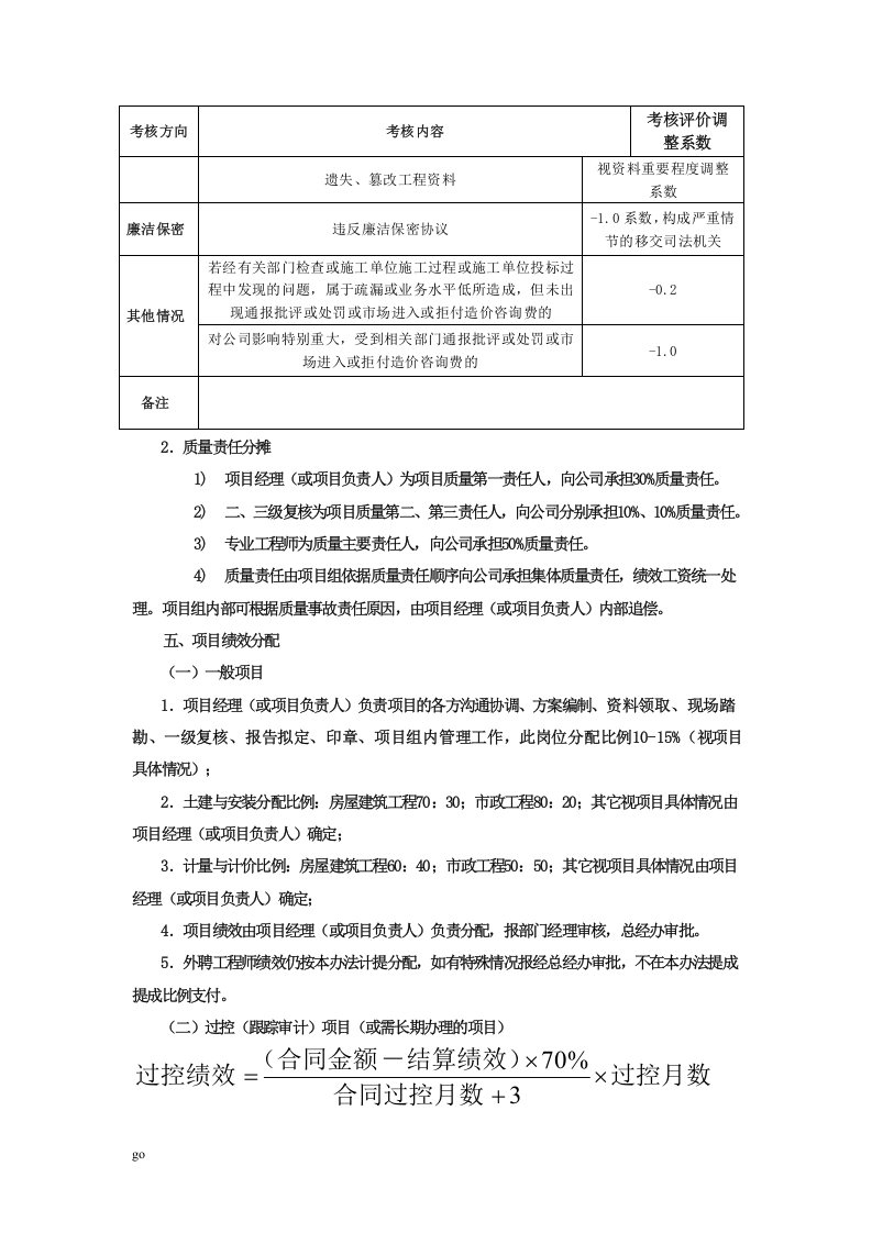 2018年造价咨询公司绩效提成方案.doc 第3页