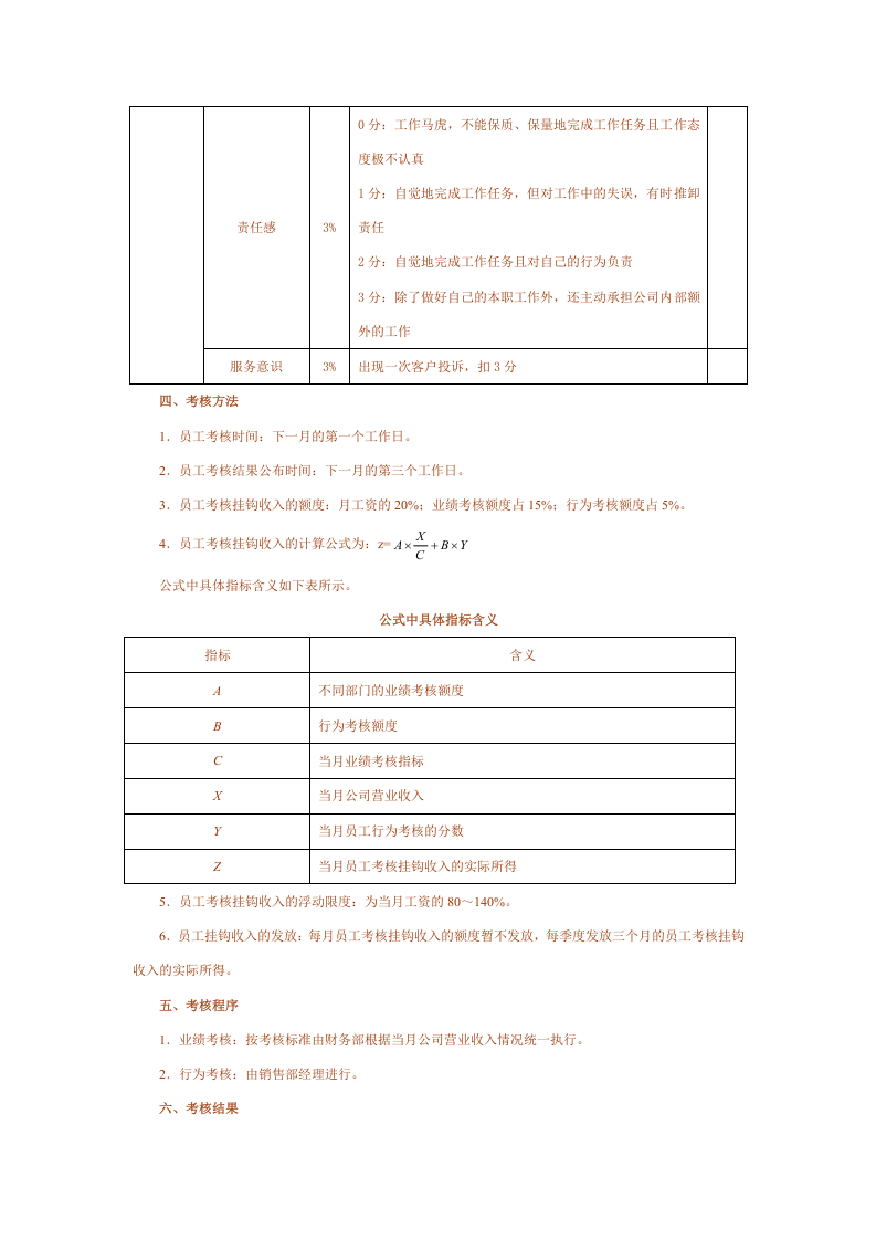 汽车销售有限公司绩效考核方案6.doc 第3页