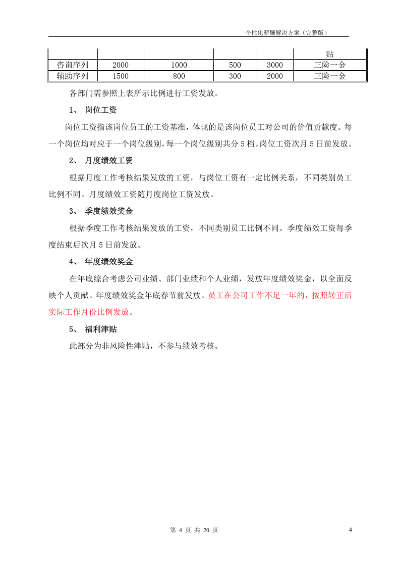 教育培训机构薪酬管理解决方案(完整版).doc 第4页