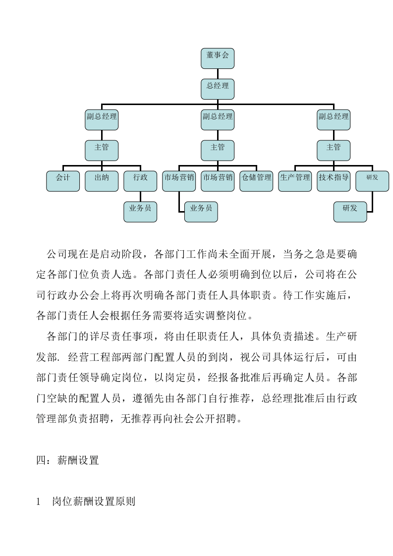 高新科技有限公司的部门职责与岗位薪酬设置(完整版).doc 第5页
