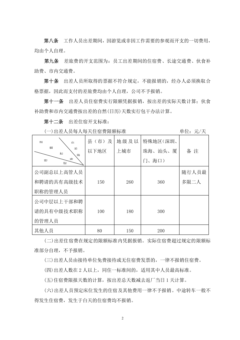 出差及差旅费报销管理规定.doc 第2页