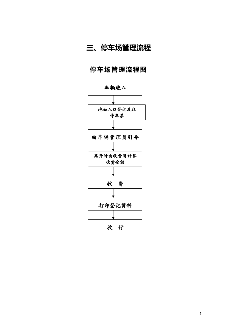 地下停车场管理方案..doc 第5页