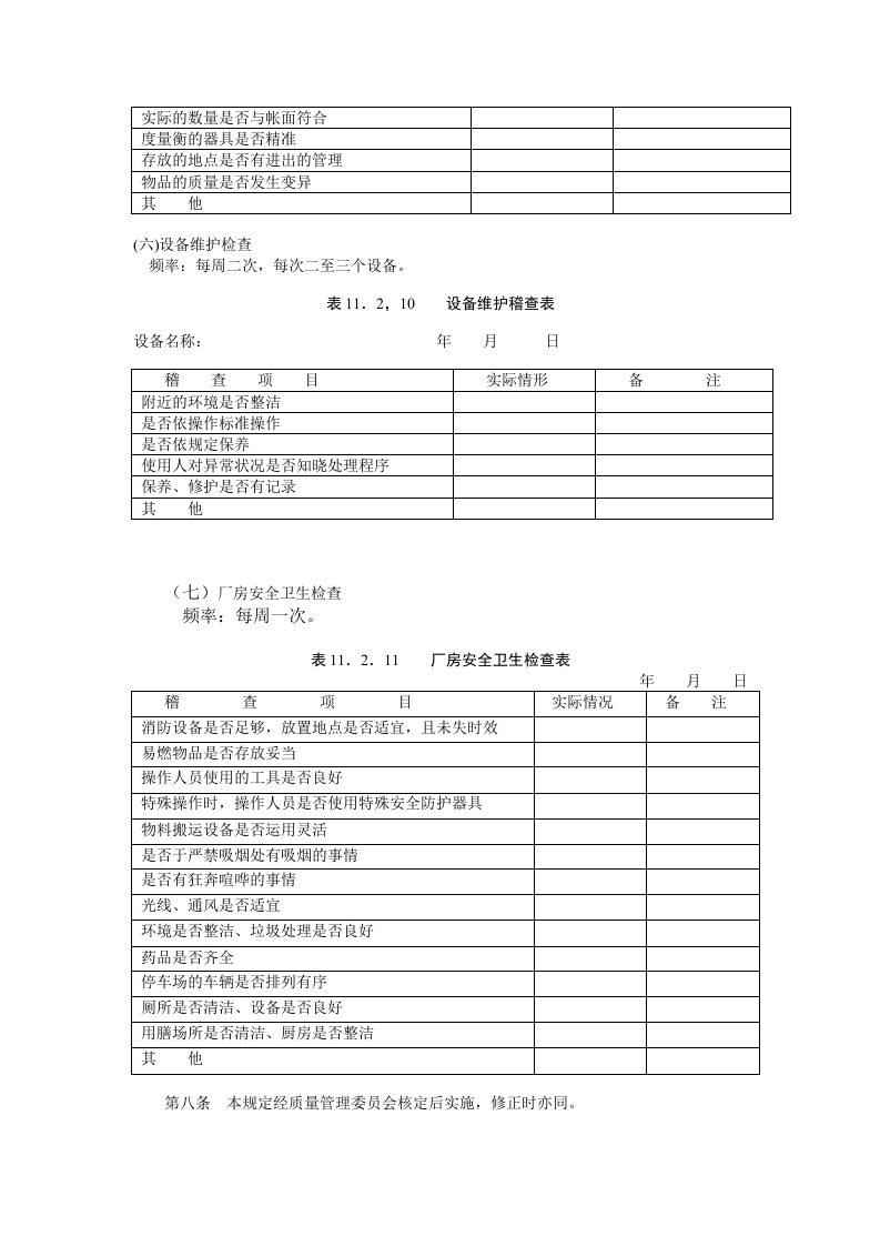 质量管理日常检查规定.doc 第4页