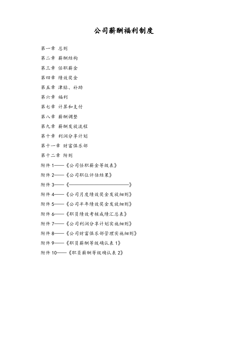 【实例】地产集团薪酬福利制度.docx 第1页