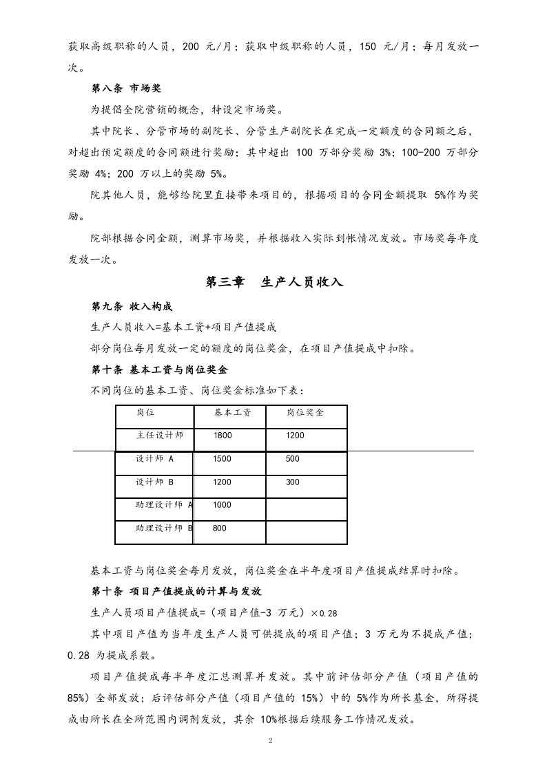 【行业实例】建筑设计行业薪酬体系设计方案.docx 第2页