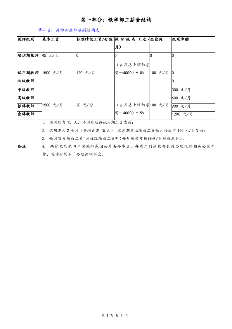 【行业实例】教育培训行业薪酬体系设计方案.docx 第3页