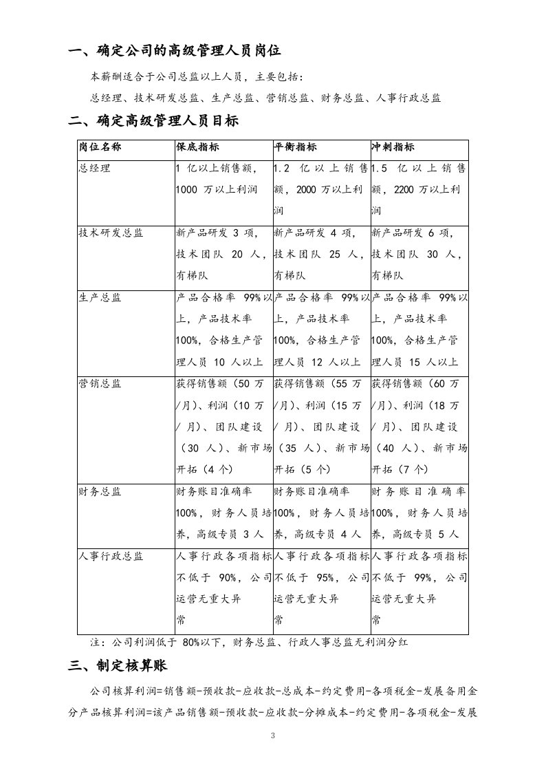 【通用】高管人员薪酬方案.docx 第3页