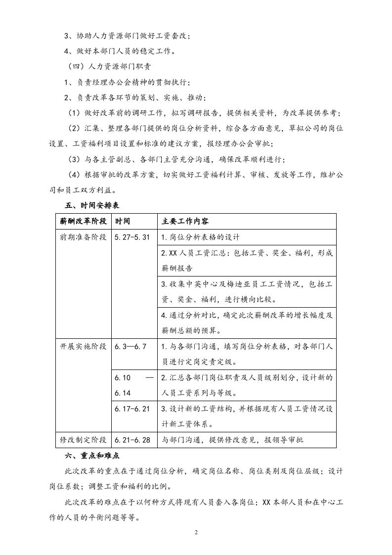 【通用】公司工资薪酬制度改革方案.docx 第2页