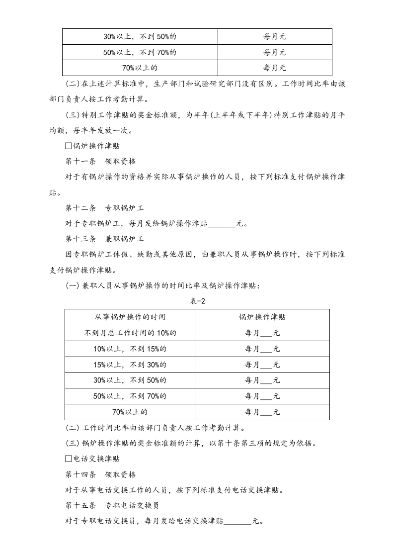 【通用】公司津贴及奖金制度.docx 第3页
