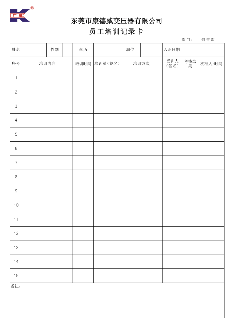 销售团队新员工培训计划.doc 第4页
