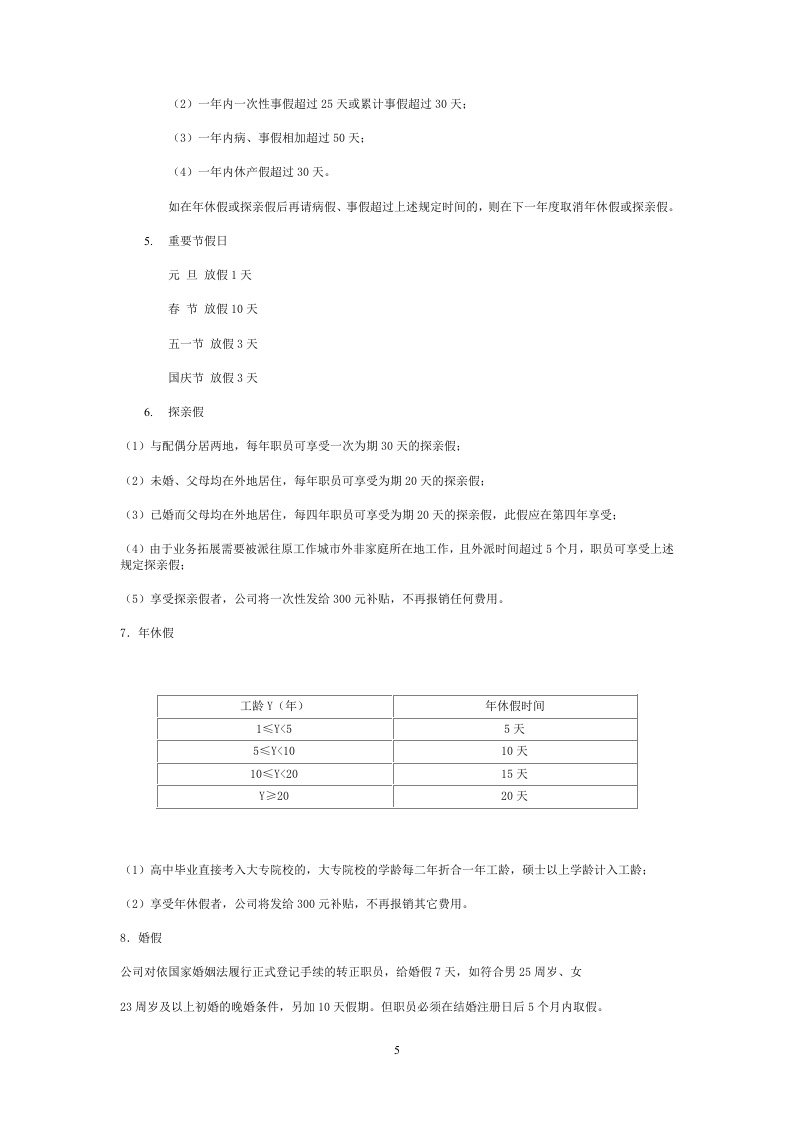 员工手册范本  中国企业.doc 第5页