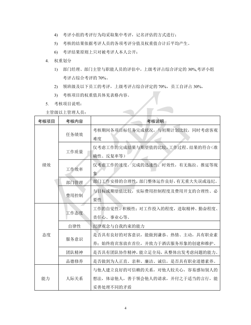 星级酒店绩效考核方案.doc 第4页