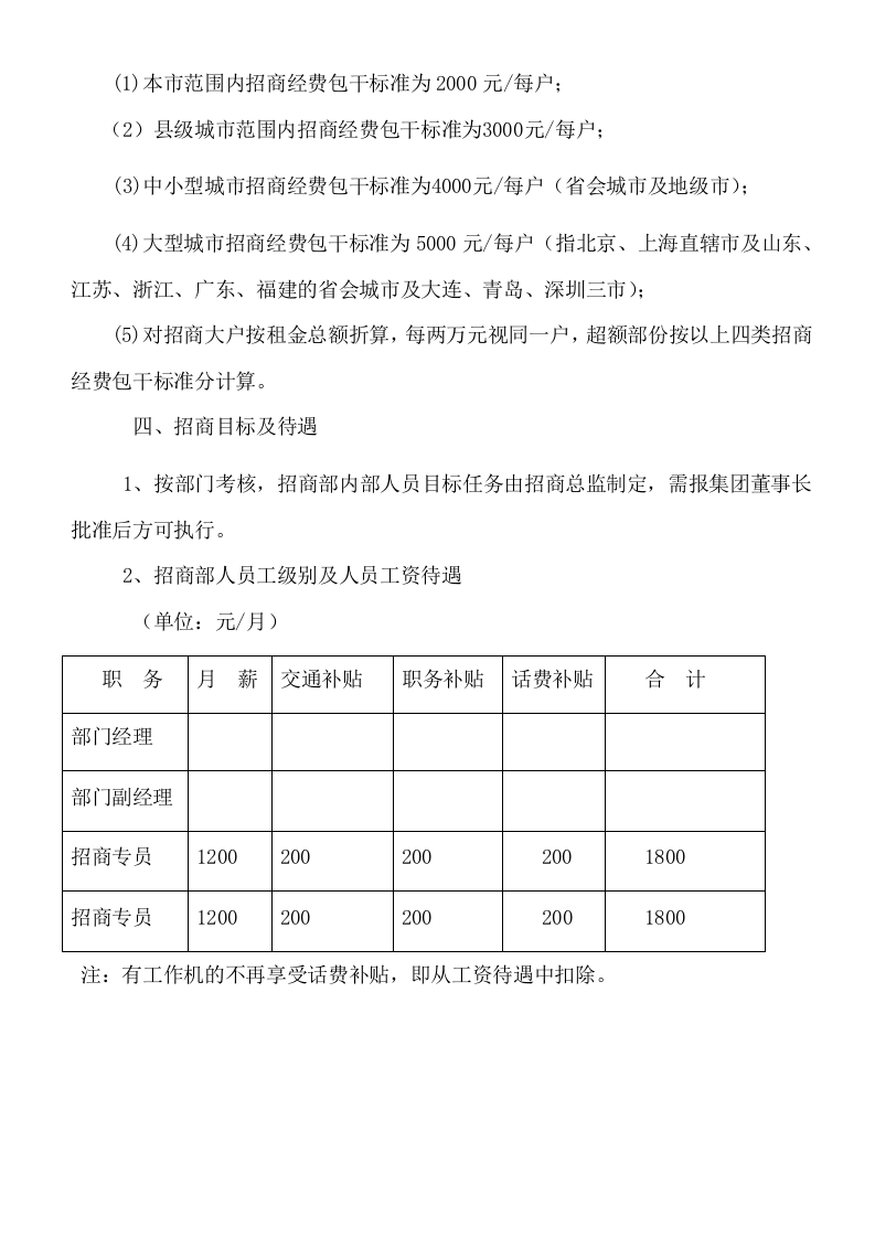 招商部人员绩效考核办法最全方案.doc 第2页