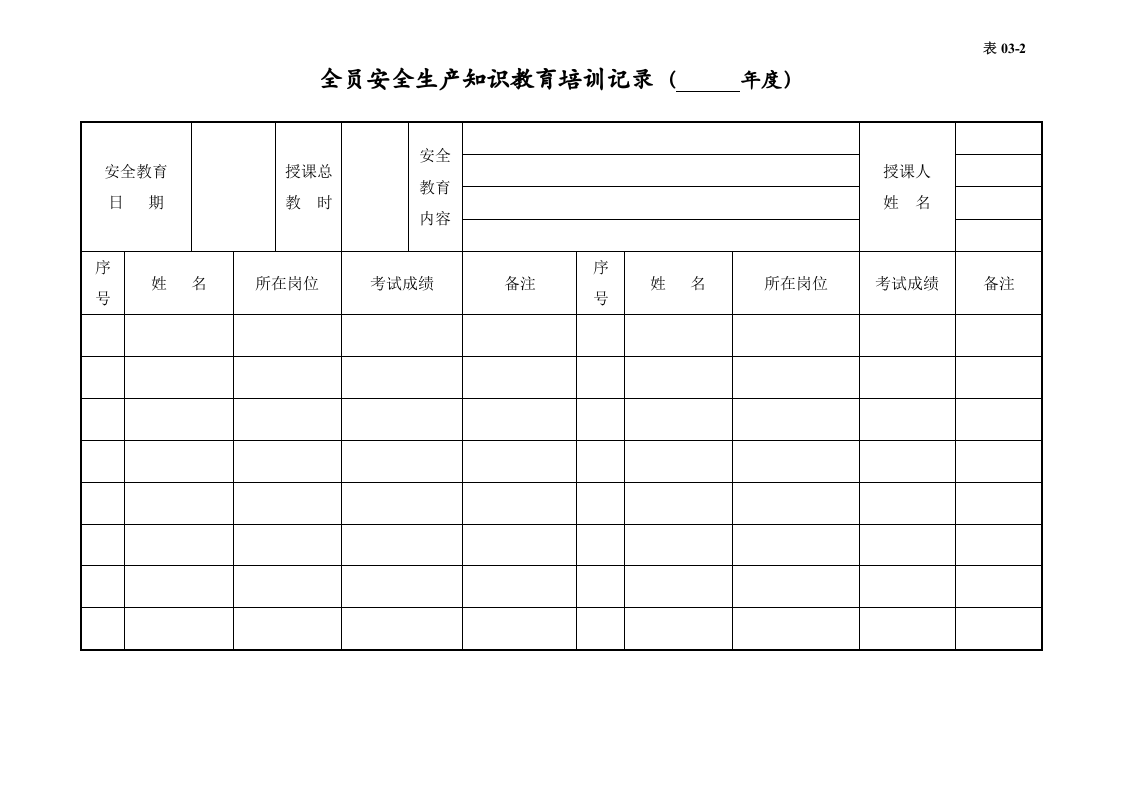 编号03 安全培训教育台账.docx 第4页