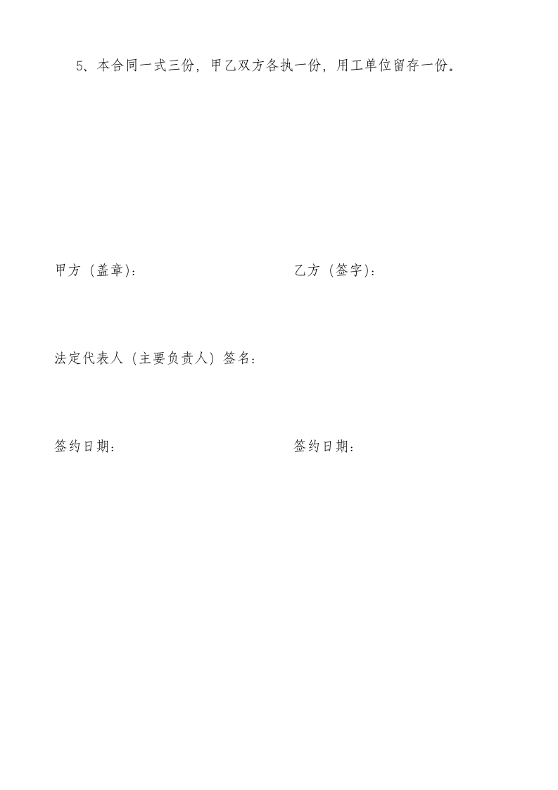 劳务派遣劳动合同范本.doc 第5页