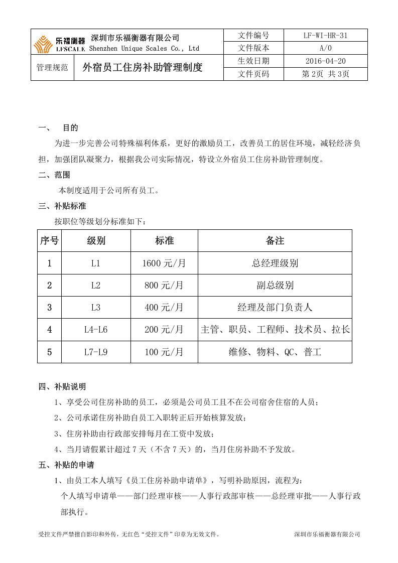 外宿员工住房补助管理制度.doc 第2页
