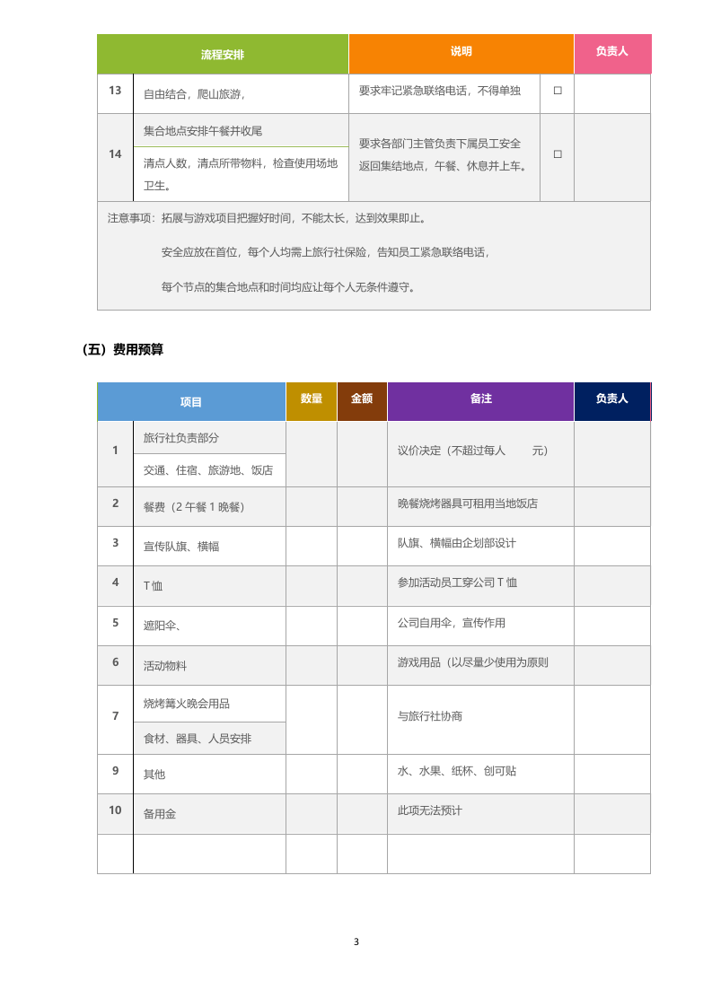 员工拓展与旅游活动方案.doc 第3页