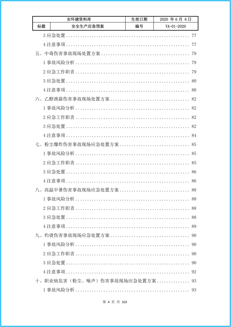 规范版本，6个专项，10个现场处置应急预案大全.docx 第5页