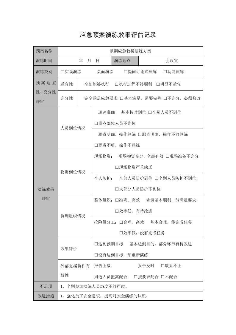 【演练方案】防洪防汛应急预案演练活动方案（4页）-副本20220803082150.doc 第3页