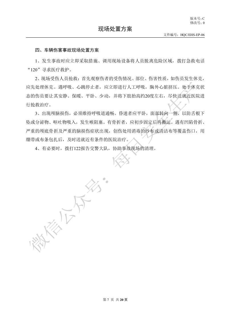 常见常用事故现场处置方案汇编.doc 第5页