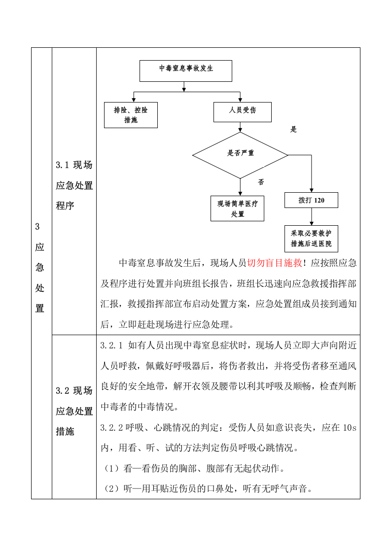 中毒与窒息现场处置方案.docx 第3页