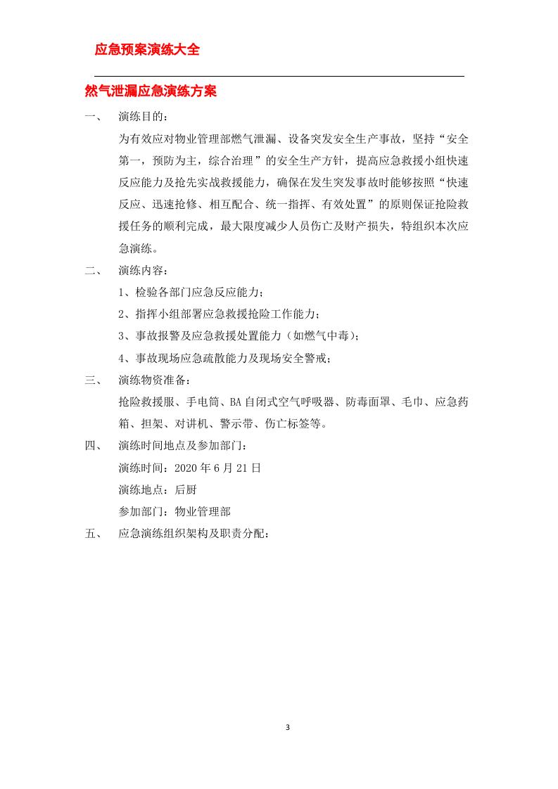 应急预案演练方案大全.doc 第3页