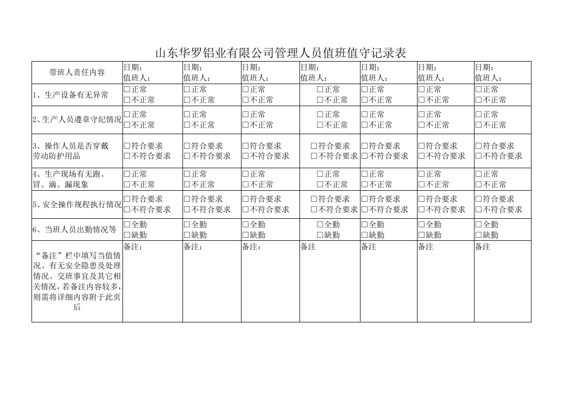 领导干部轮流轮流值班值守工作制度及值班表.doc 第5页