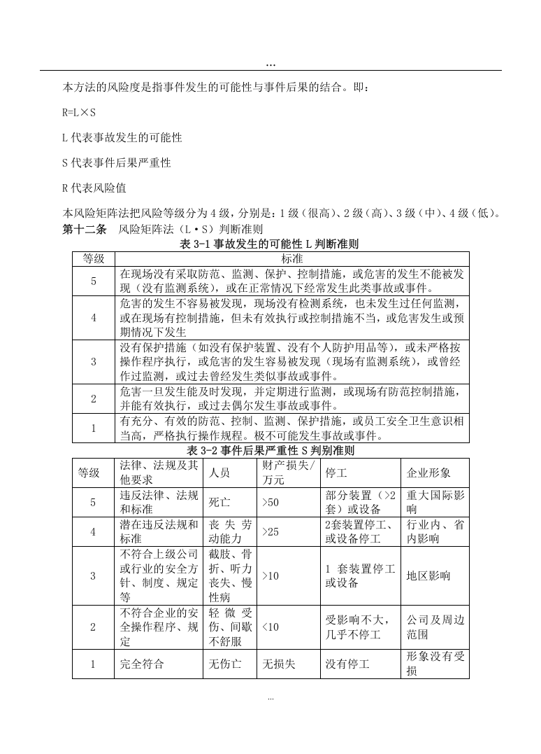 1.安全生产风险分级管控管理制度，模板一.doc 第5页