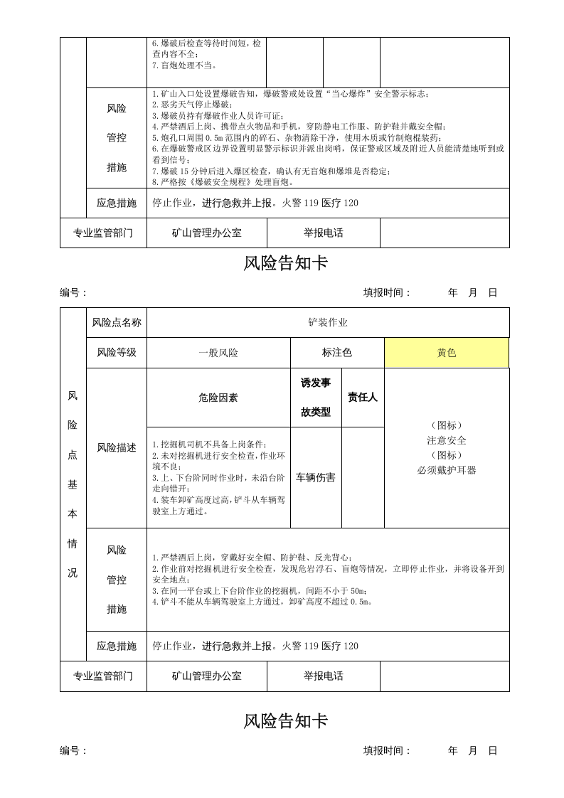 矿山--风险告知卡.doc 第2页