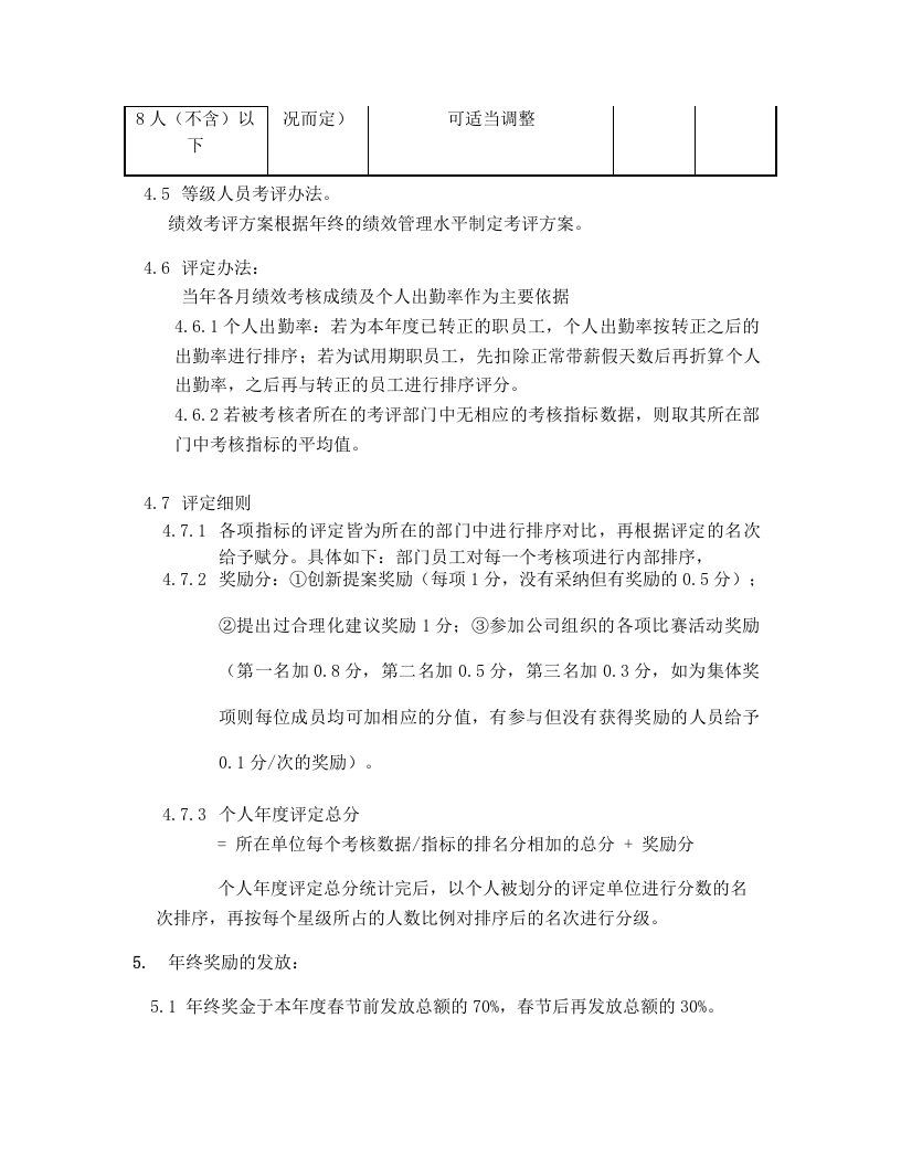 年终奖实施方案（评定方法，计算方案）.docx 第3页