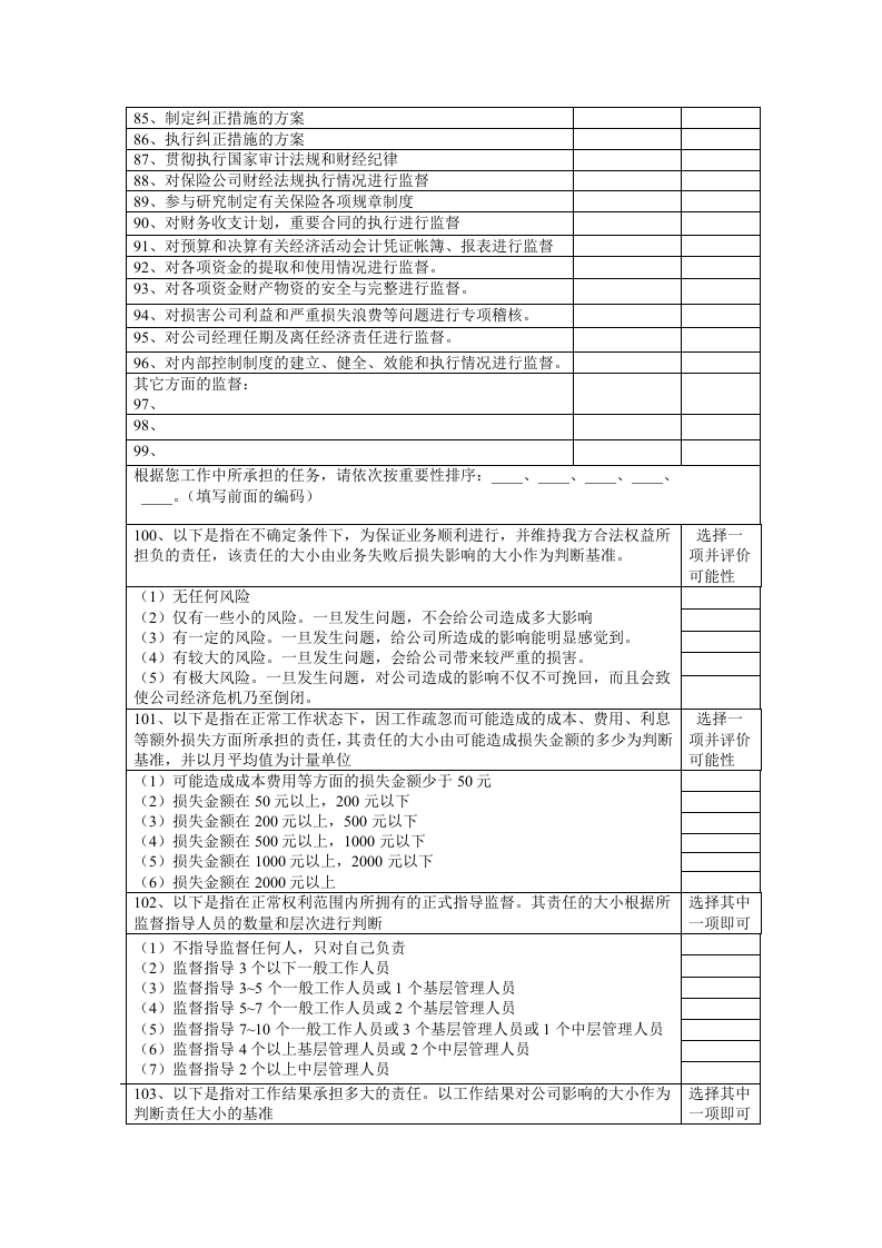 职务分析调查表-模板4.doc 第4页