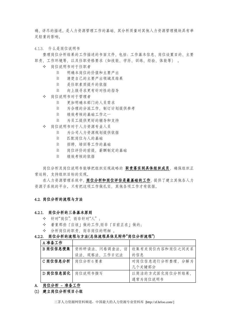 岗位分析及岗位说明书编写作业规程.doc 第2页