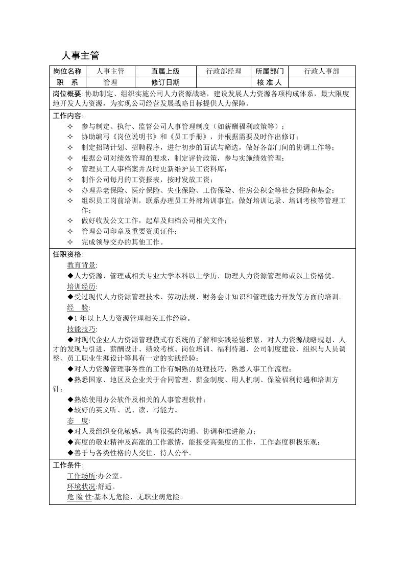 岗位职责说明书.doc 第2页